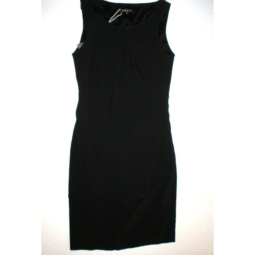 New Womens 0 2 NWT Dress 38 Designer Patrizia Pepe Firenze Black LBD Sleeveless